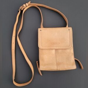 American Leather Co. Tan Crossbody Bag